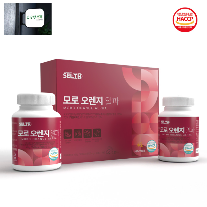 모로오렌지 알파 블러드 700mg x 180정