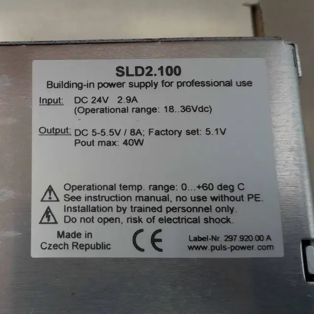 PULS SLD 2.5 Power Supply SLD2.100 MO383