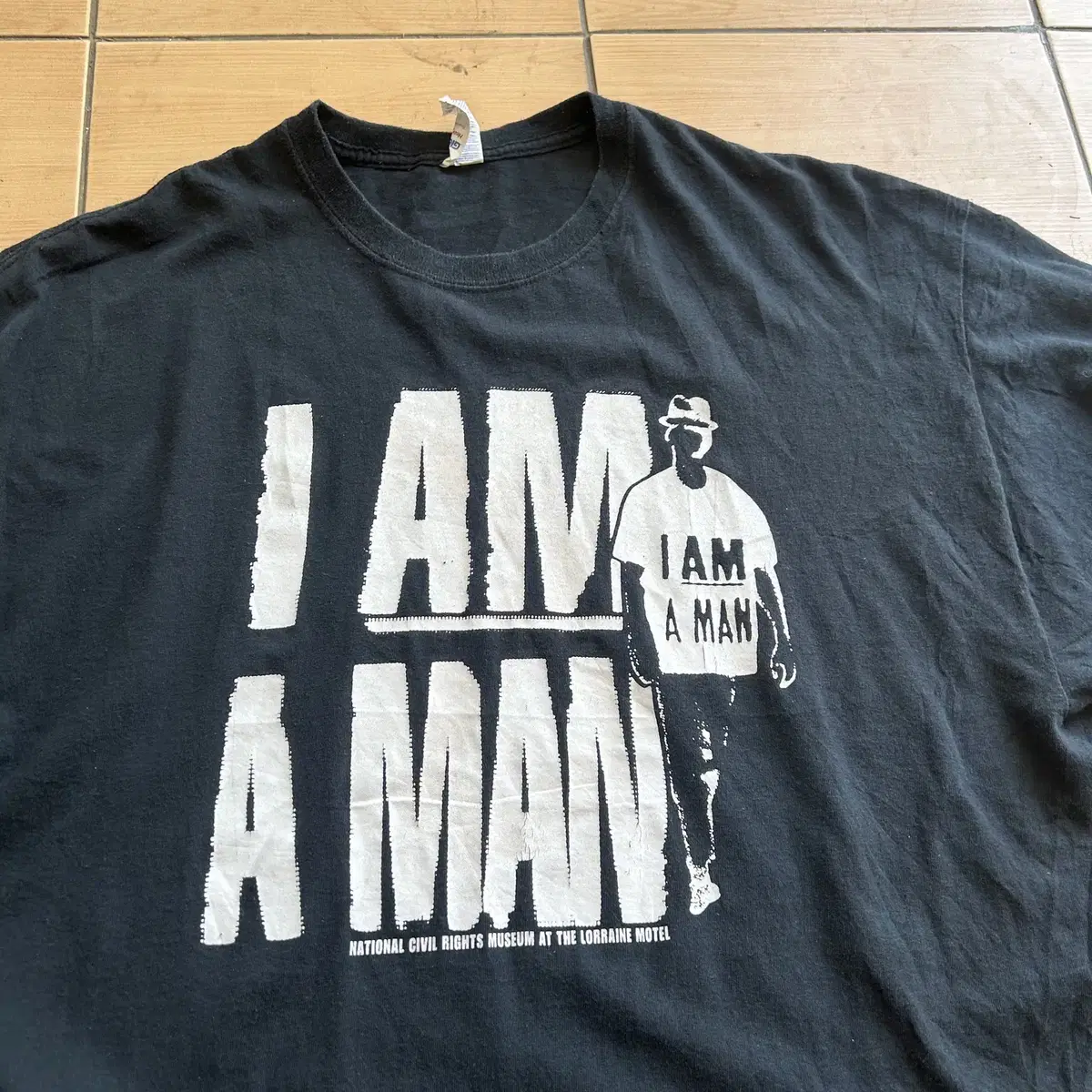 00s 빈티지 i am a man Tee 2XL