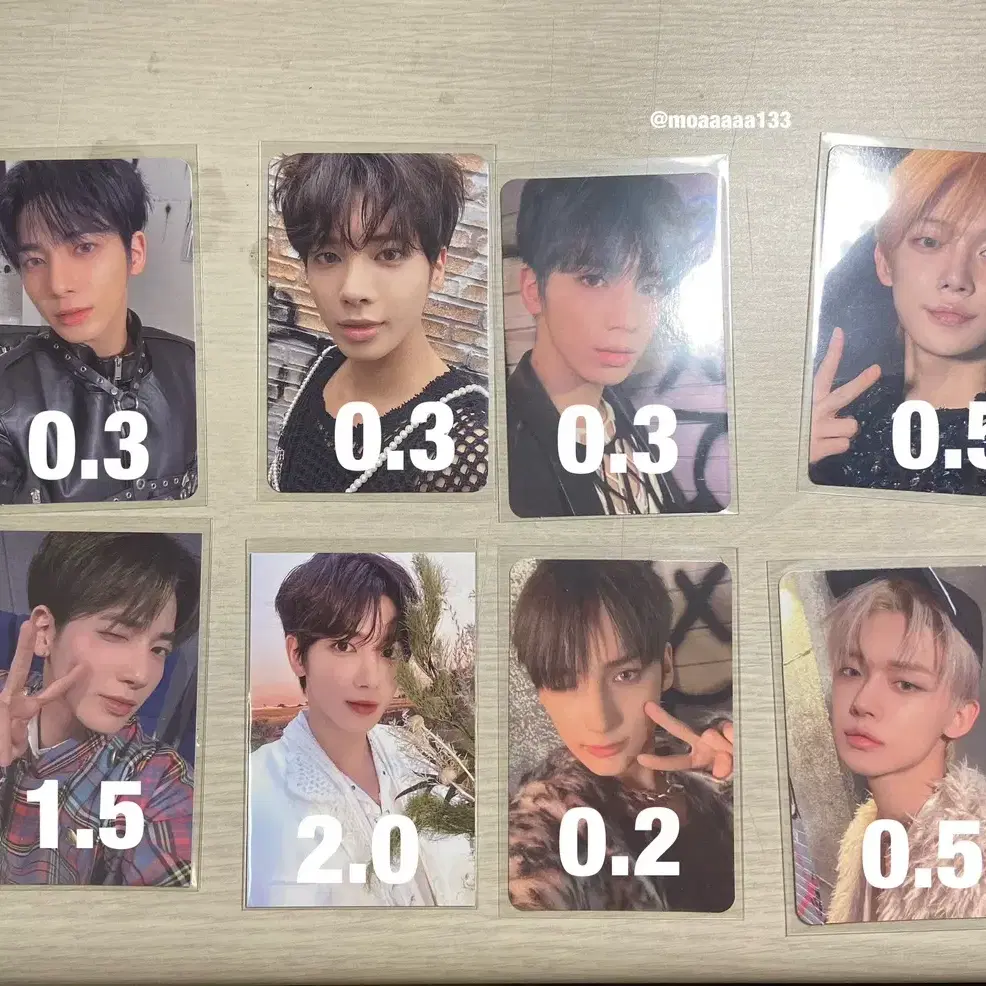 투바투 포카 콘서트 모아존 양도 TXT Photocard