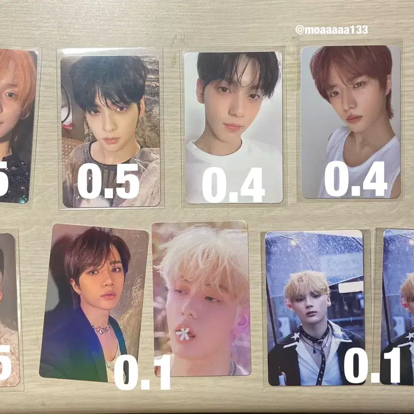 투바투 포카 콘서트 모아존 양도 TXT Photocard