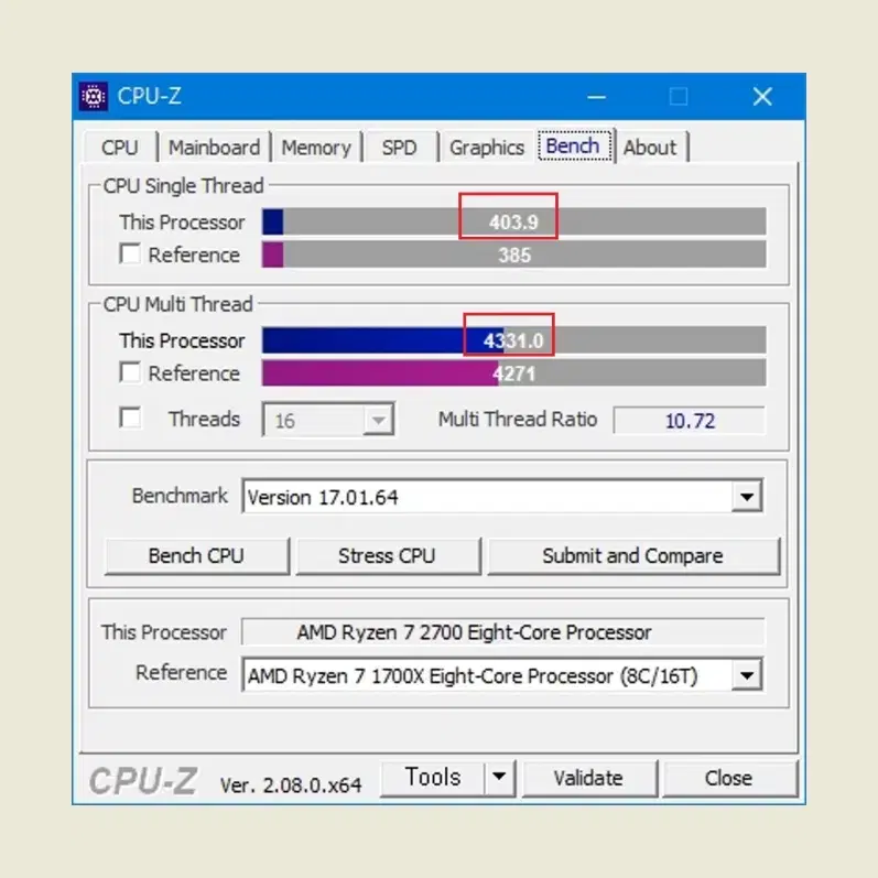 AMD Ryzen 7 2700 CPU (재고 1개)