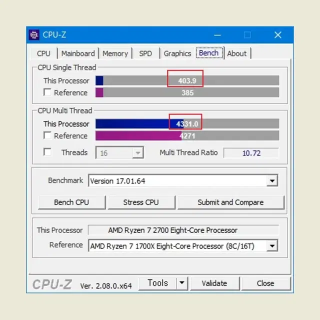 AMD Ryzen 7 2700 CPU (재고 1개)