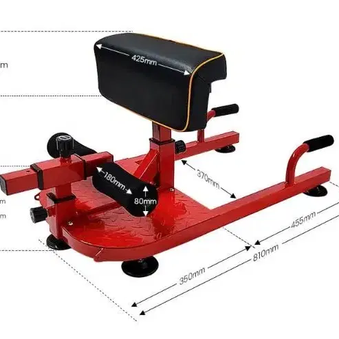 새상품) 스쿼트머신 레드 화이트
