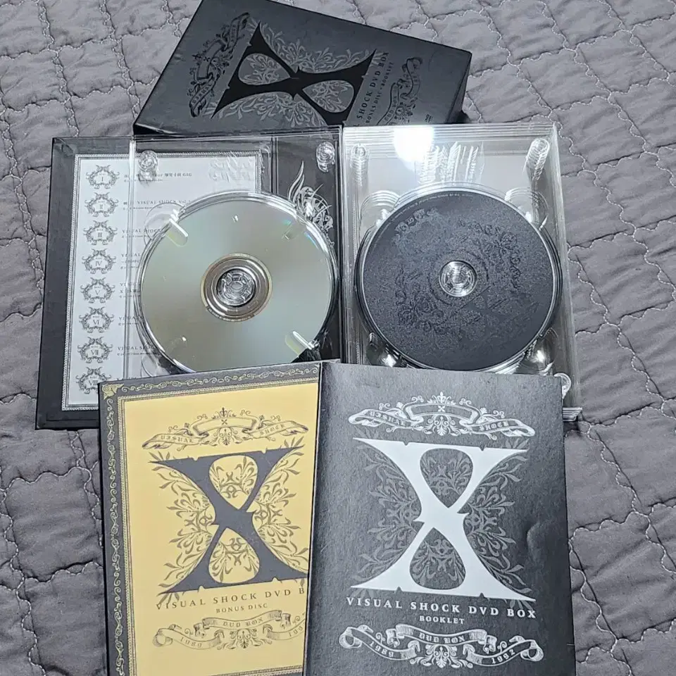 x visual shock dvd box