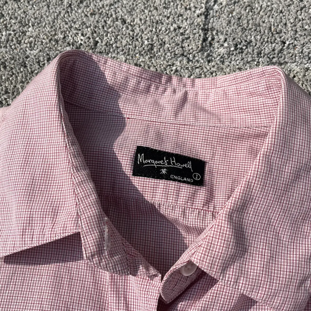 MARGARET HOWEL check shirt ( 일본제 )