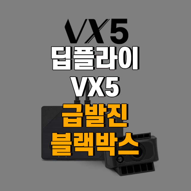 딥플라이 VX5 급발진 적외선 FHD 2채널 블랙박스 32G [로빅코리아