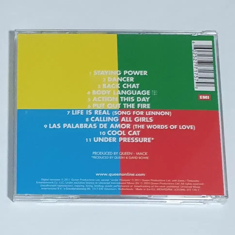 퀸 Hot Space 앨범 시디 CD 프레디 머큐리