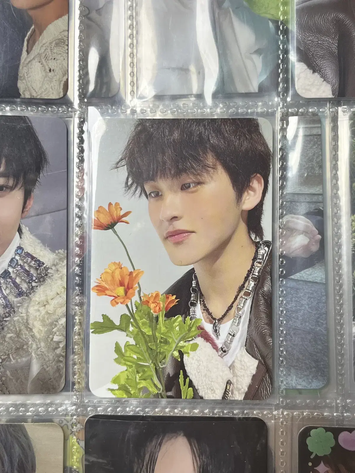 nct mark smcu flowers mark photocard