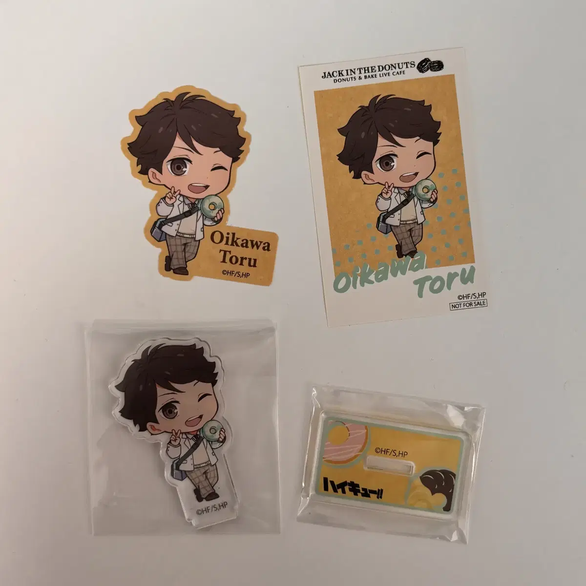 Haikyuu Oikawa Jack in the Donut Collaboration Acrylic Stand Sticker