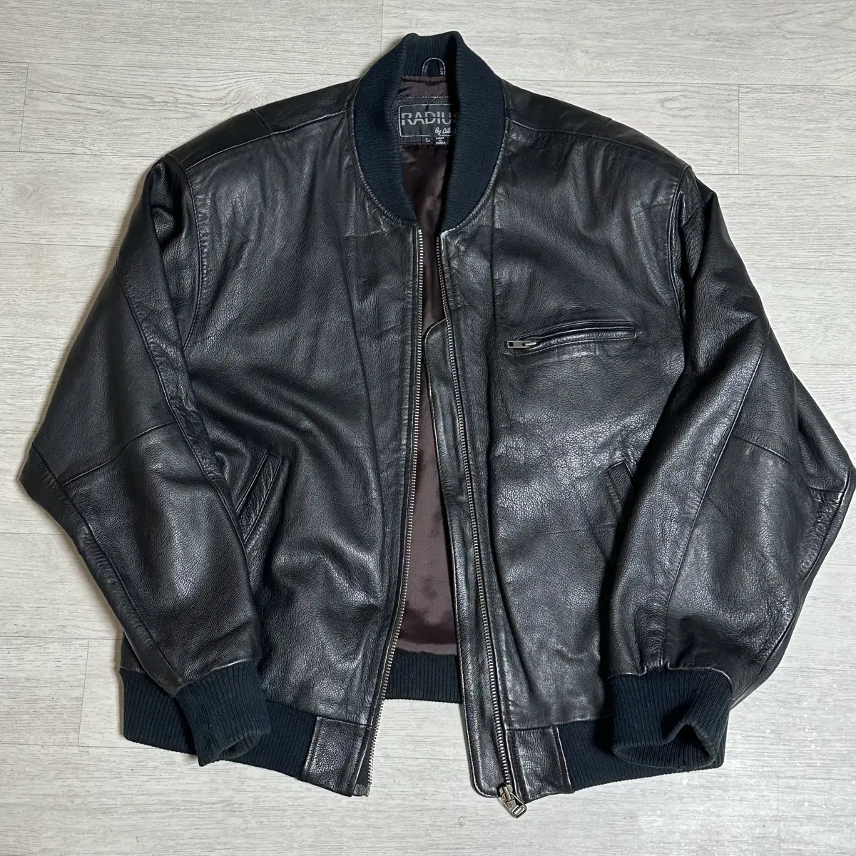 Last Price) Vintage Sheepskin A1 Leather Jacket