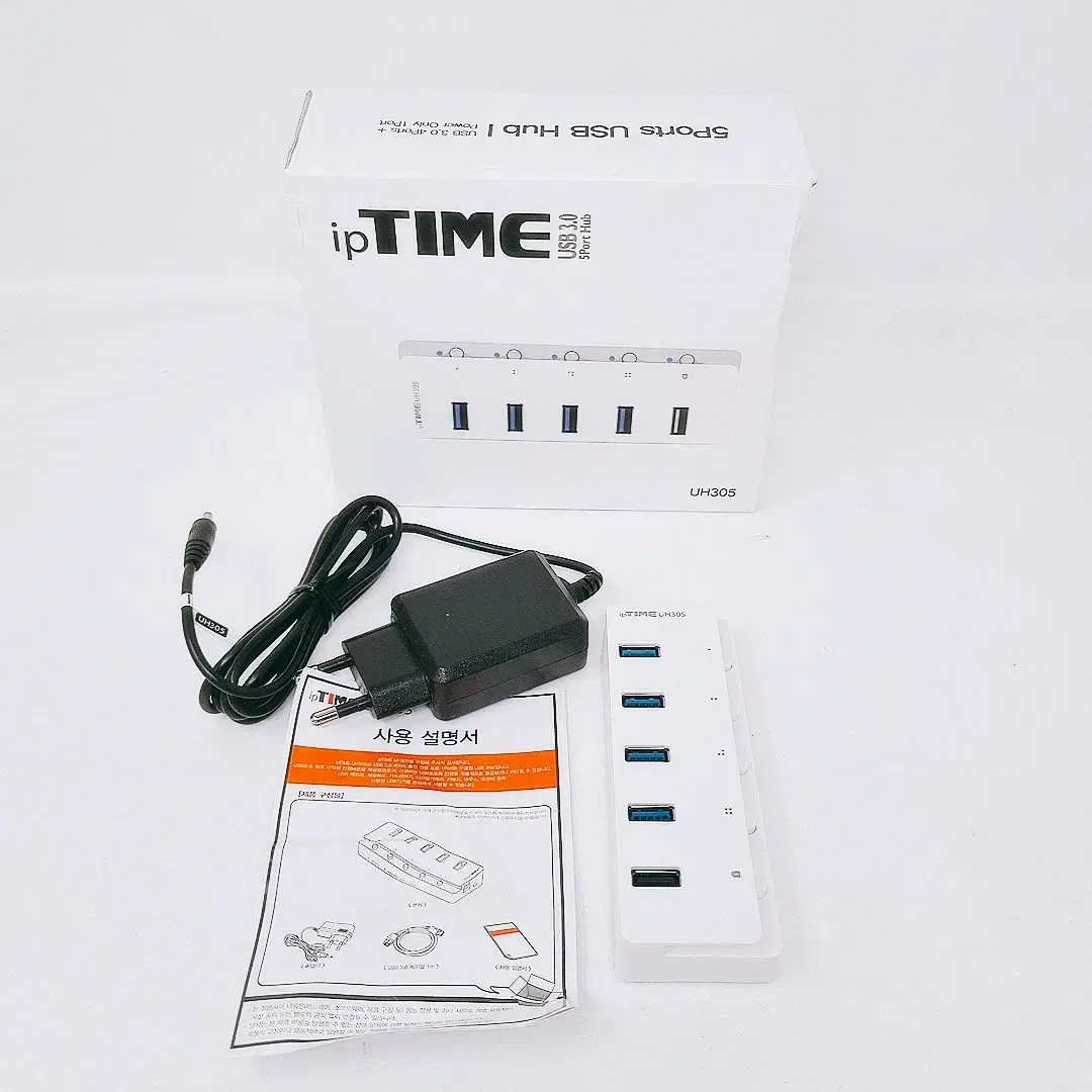 [리퍼] ipTIME UH305 USB3.0 허브 유전원