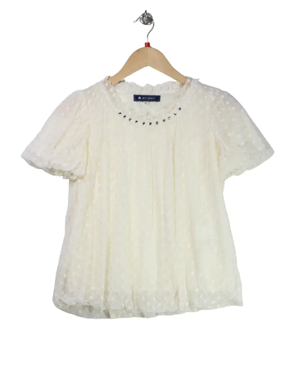 MS GRACY Starburst Tulle T-Shirt [24060414]