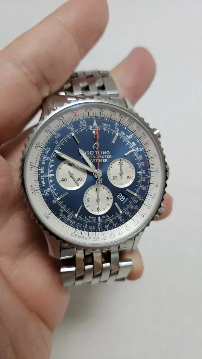 Breitling Nautimer Blue Plate 46 sells