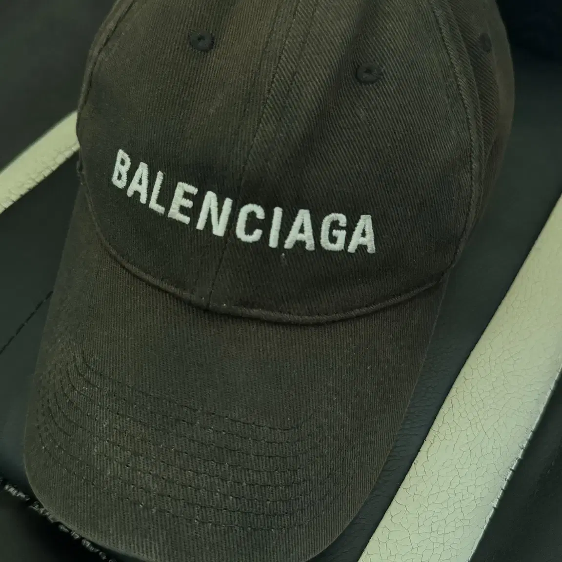 Balenciaga Logo Cap Black