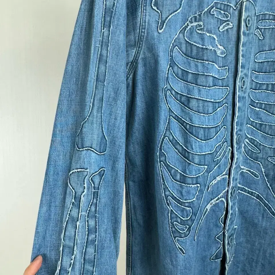 sasquatchfabrix  bones denim shirts