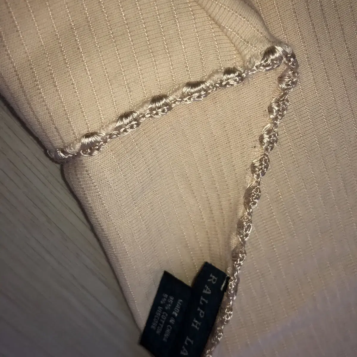 Ralph Lauren S stretchy deep round neck