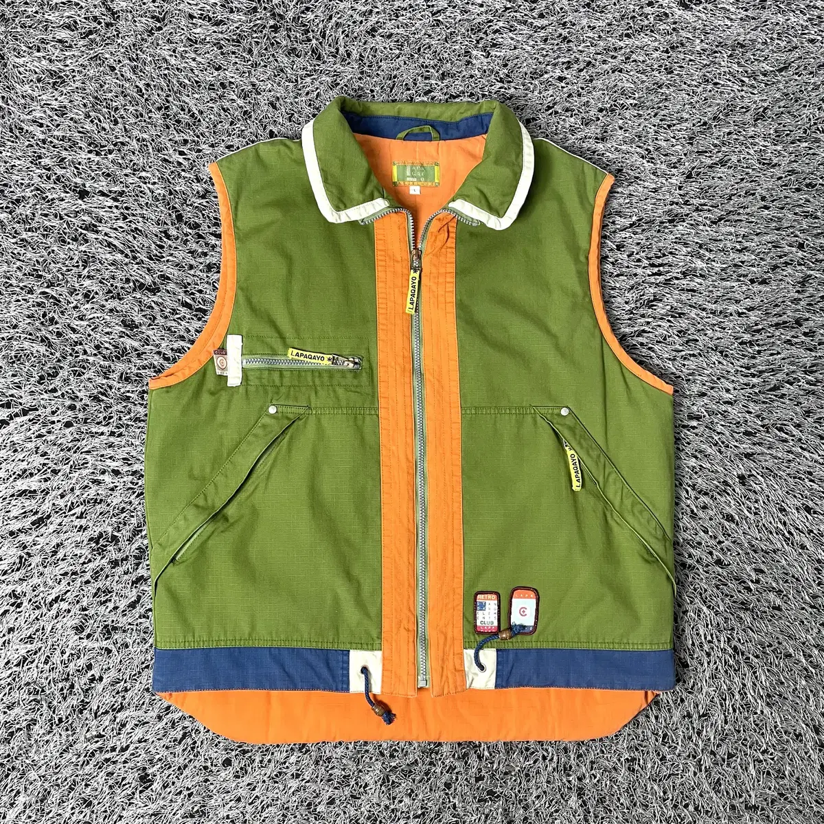 L.apagayo Old School Vintage Vest Jacket