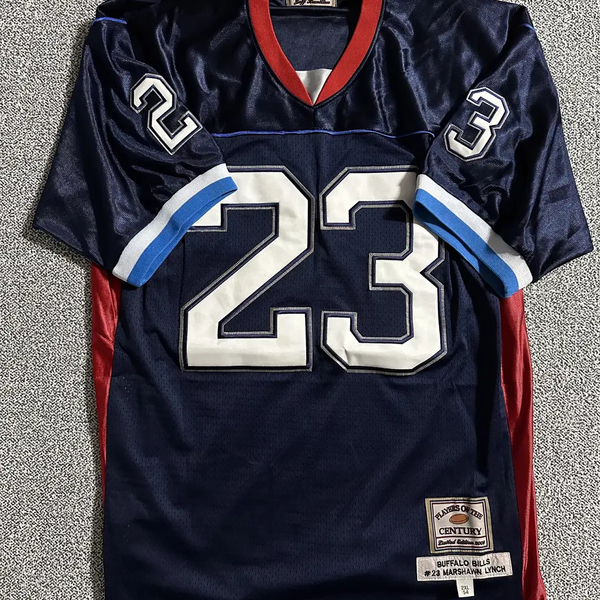 (2XL)올드스쿨 NFL 버팔로 빌스 져지