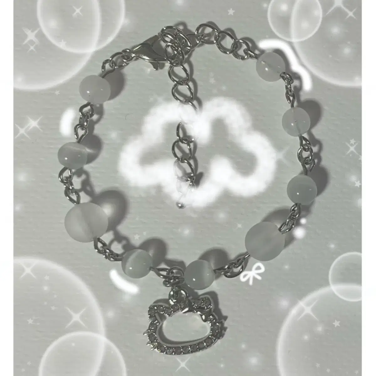 Hello Kitty White Chain Bracelet