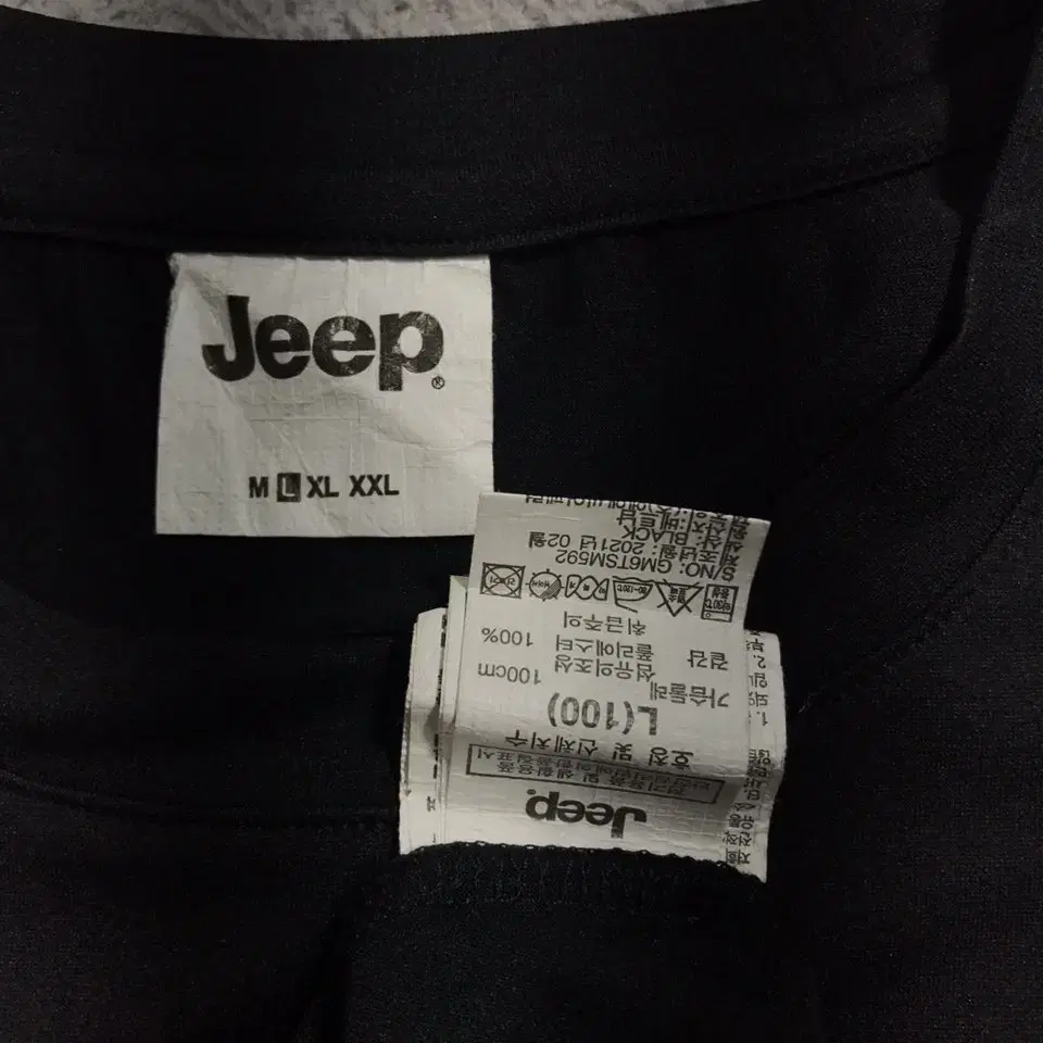 [L, A급][남여공용] 지프(JEEP) 라운드넥 반팔티셔츠