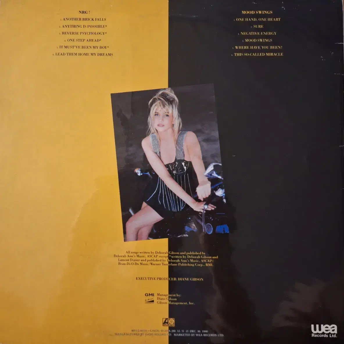 국내라이센스반/Debbie Gibson LP