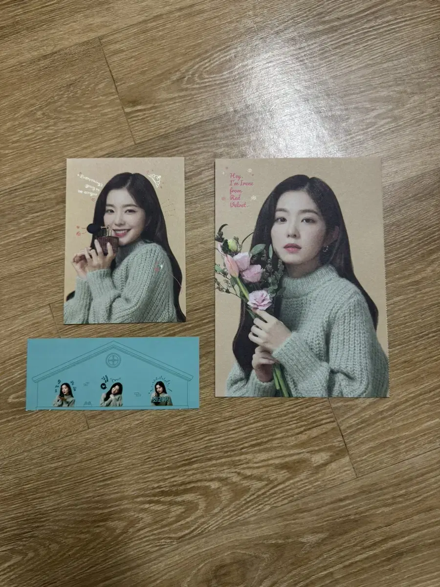 Red Velvet irene gmarket postcards