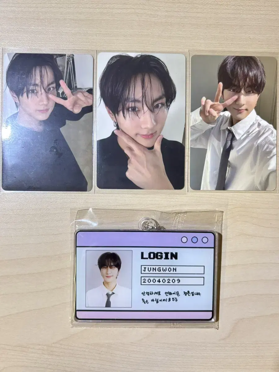 enhypen diikon jungwon photocard id kard ando sell