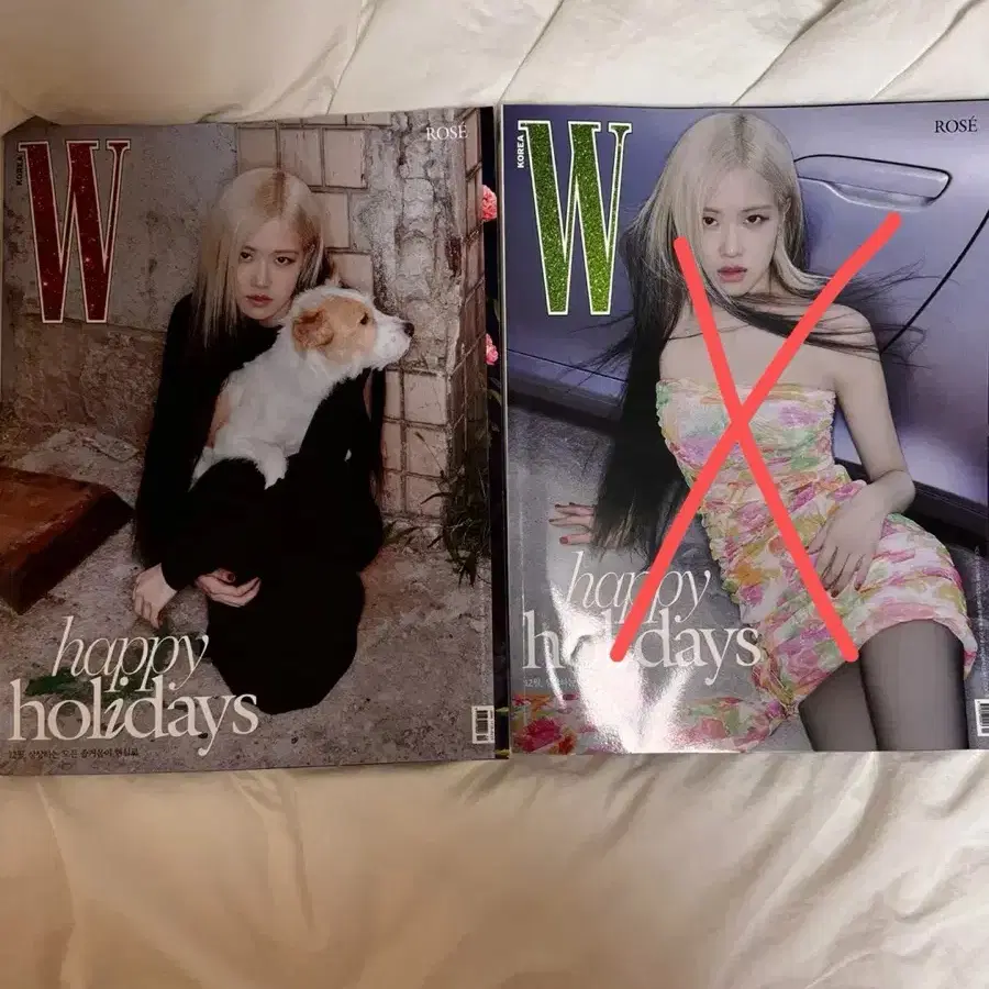 블랙핑크 로제 잡지 팝니다. (ELLE, W, 하퍼스 바자, GQ)