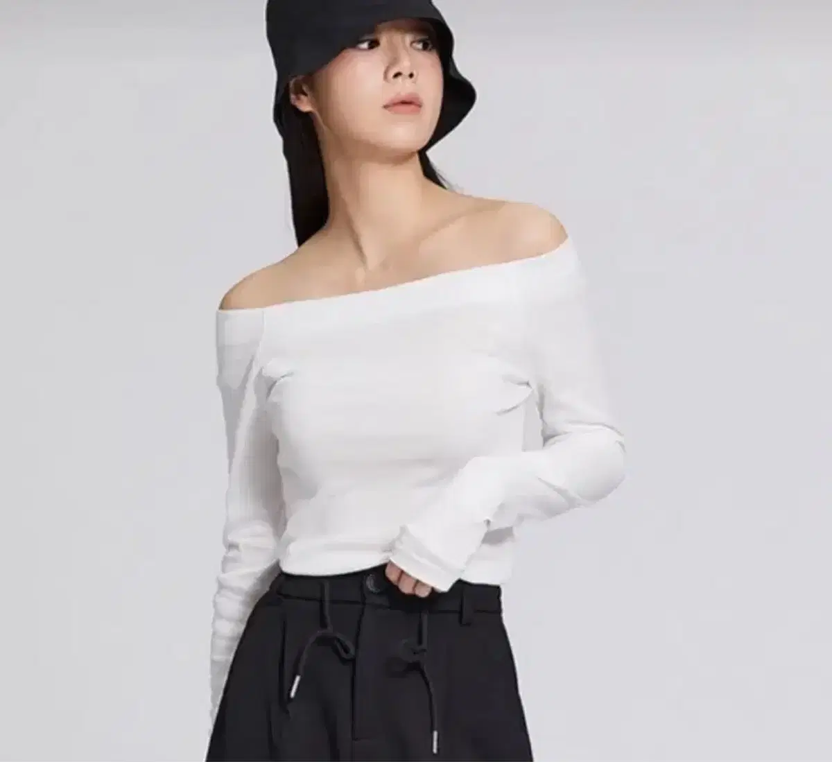 Chicks Modern Open Shoulder T-Shirt - Basic Tee