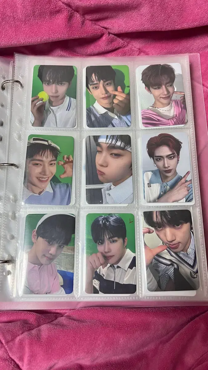 ZB1 Tennis unreleased photocard 9-piece set sell apple music han yujin sung hanbin zhang hao photocard