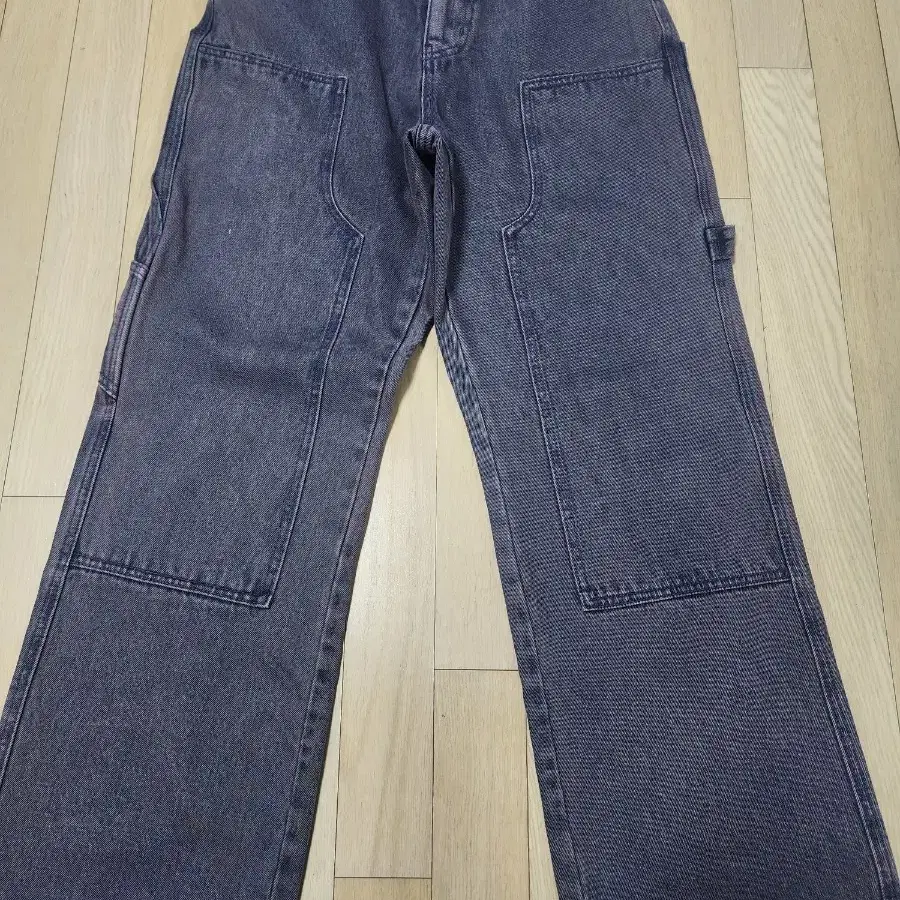 비바스튜디오 dyed carpenter pants purple