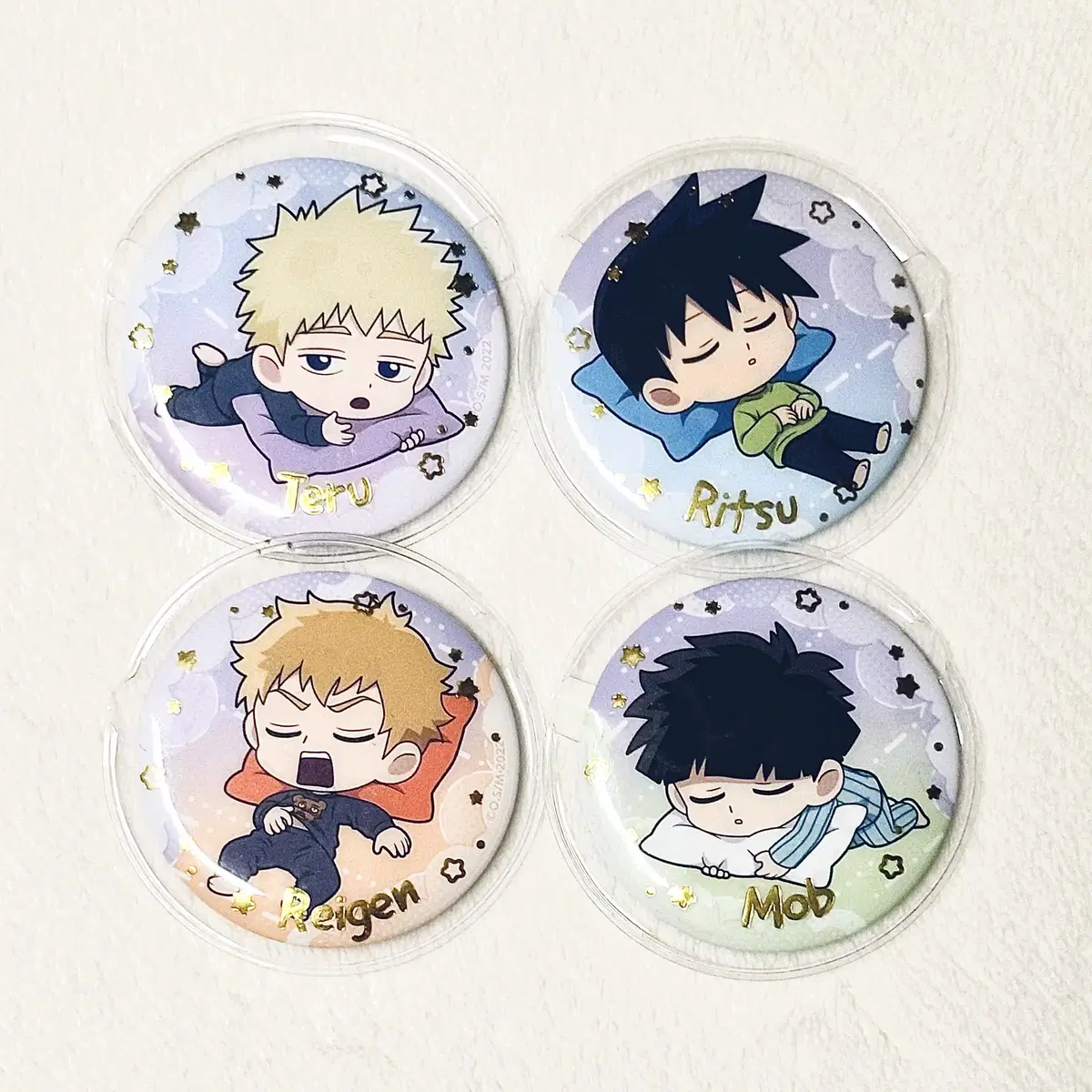 Mobasaiko100 Mobasaiko Mopsa Reigen Shigeo Ritsu Teru Suryarin Can Badge