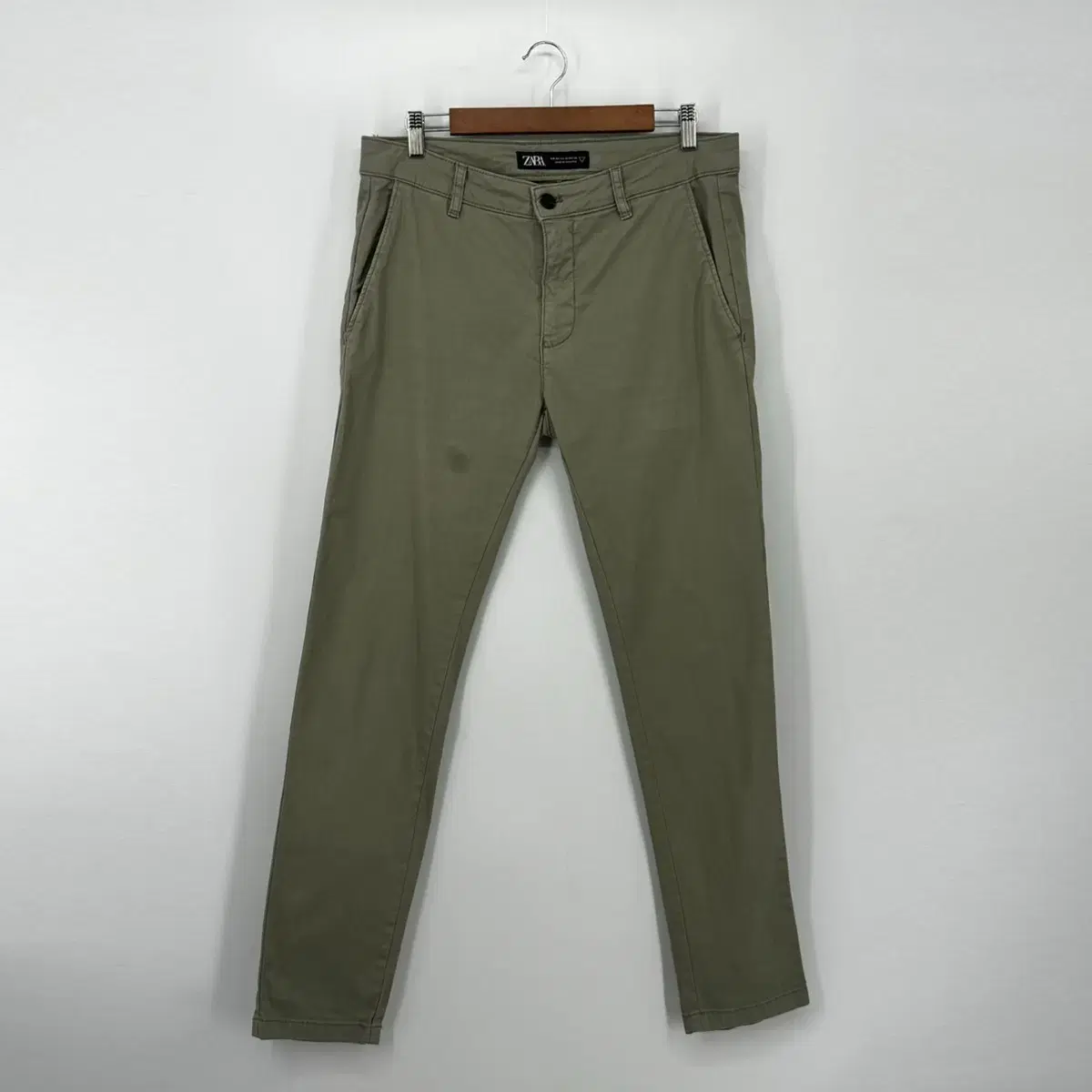 ZARA 자라 스키니진 (32 size / KHAKI)