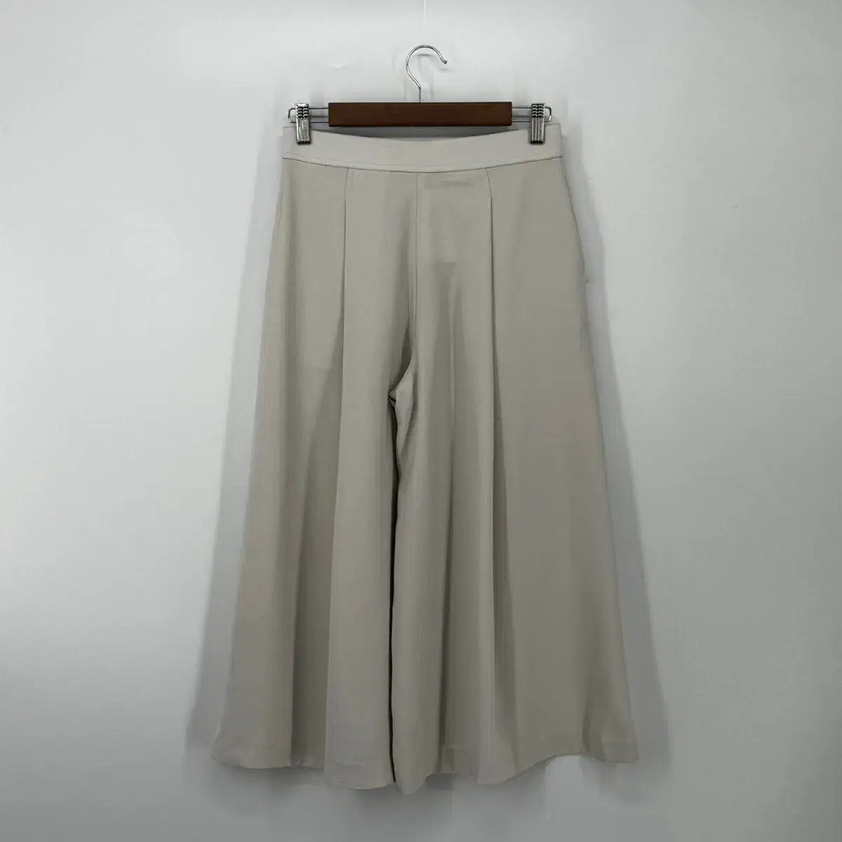 밴딩 와이드 슬랙스 7부 8부 (66 size / GRAY)