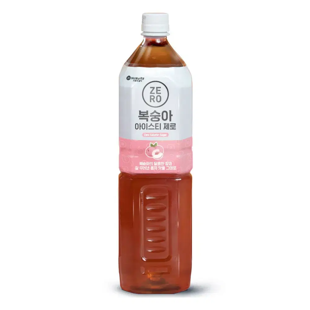 맥널티 복숭아 아이스티 제로칼로리 1.5L 12개