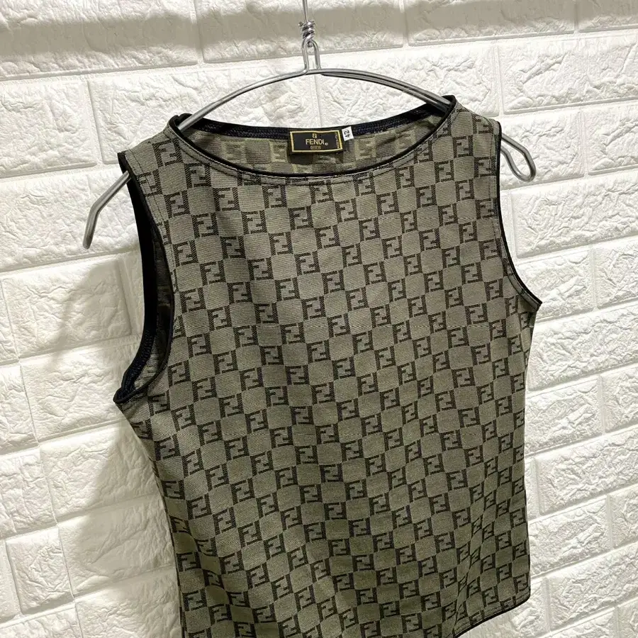 Fendi Zucca pattern Sleeveless