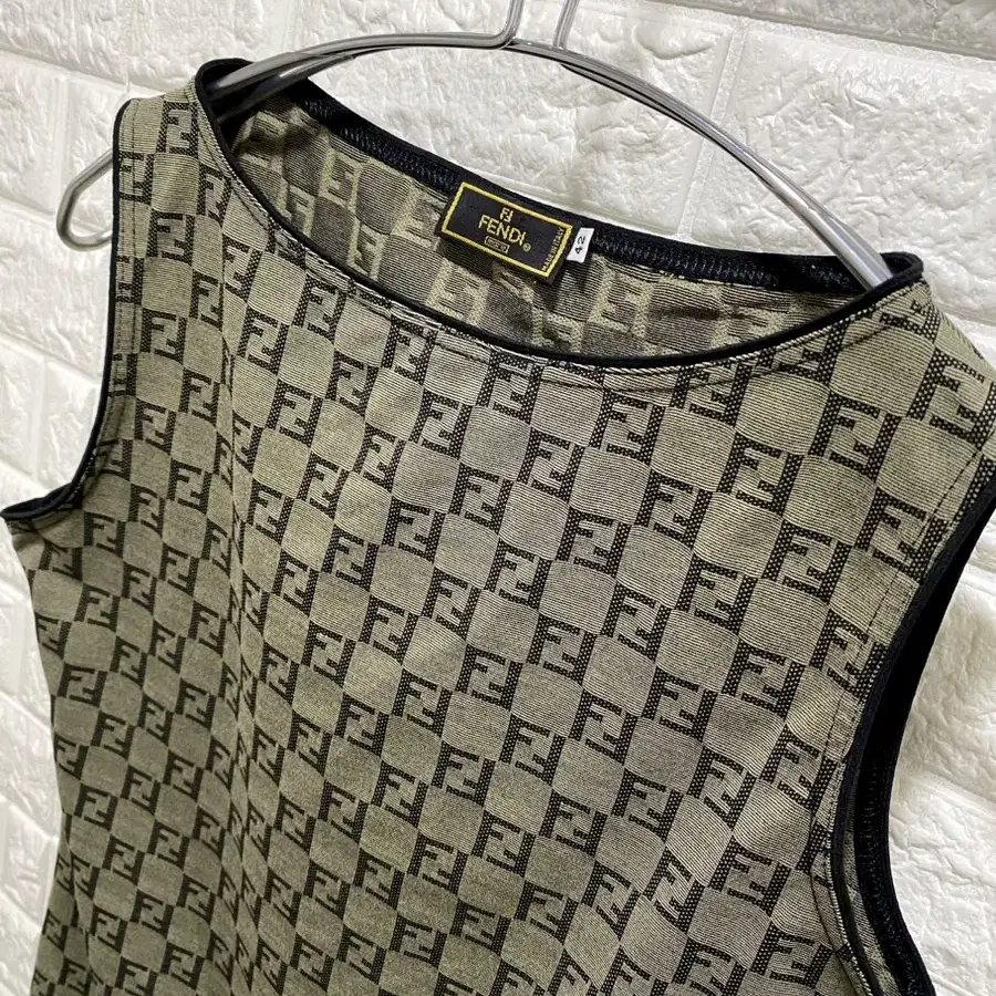 Fendi Zucca pattern Sleeveless