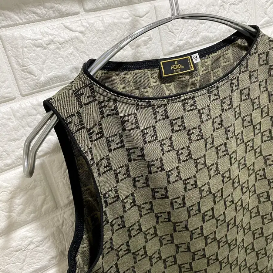 Fendi Zucca pattern Sleeveless