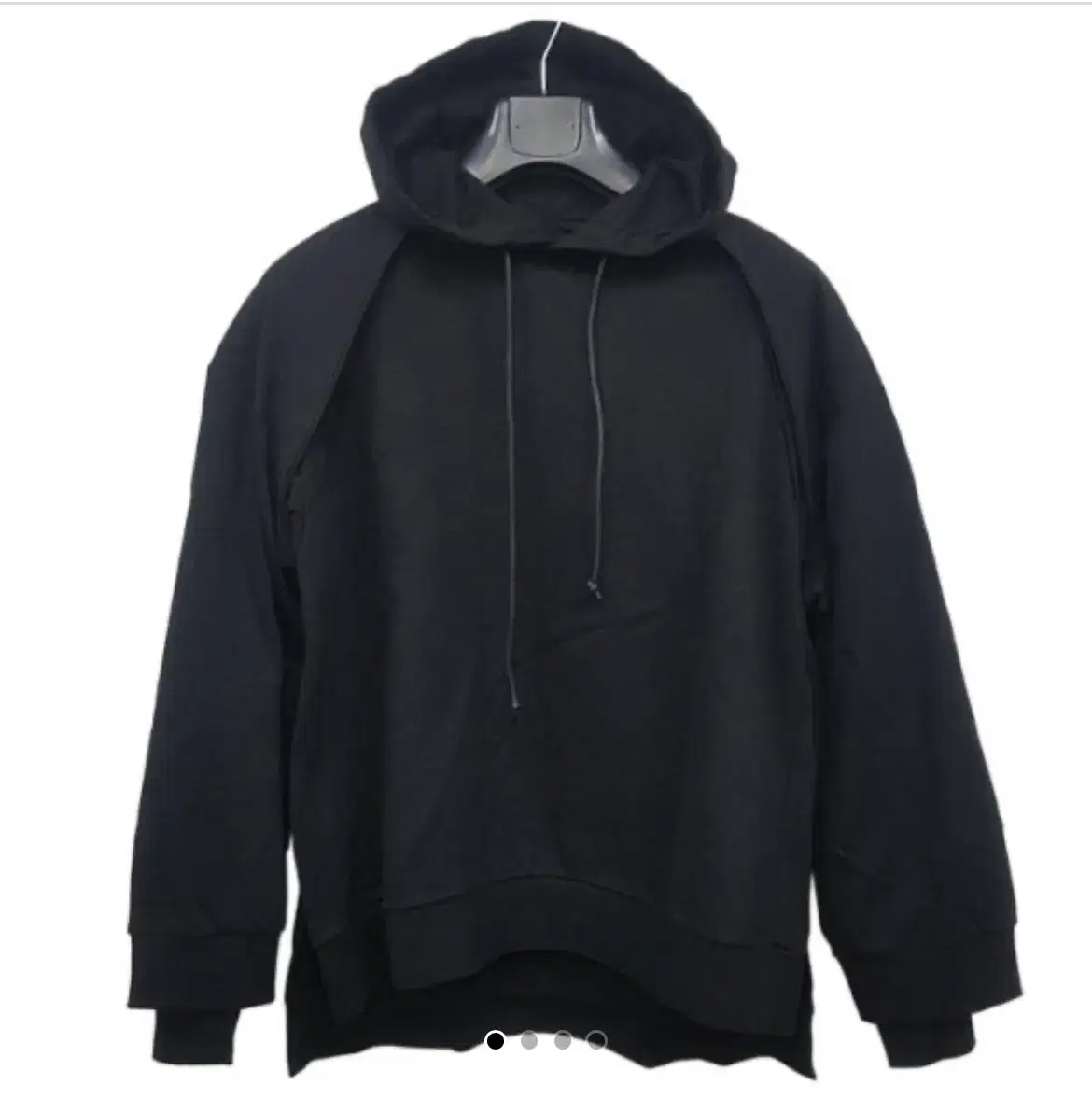 Junji Layered Hoodie Black L