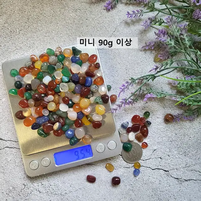 마노 정화용 자갈 크리스탈 (미니) 90g