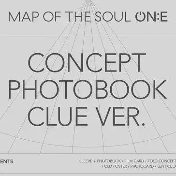 BTS Map of the soul ON:E 포토북 CLUE ver