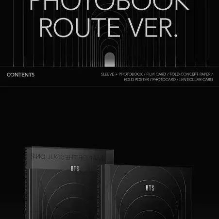 BTS Map of the soul ON:E 포토북 ROUTE ver