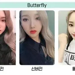 이달의소녀 루셈블 고원 버터플라이 공방 올출 포카