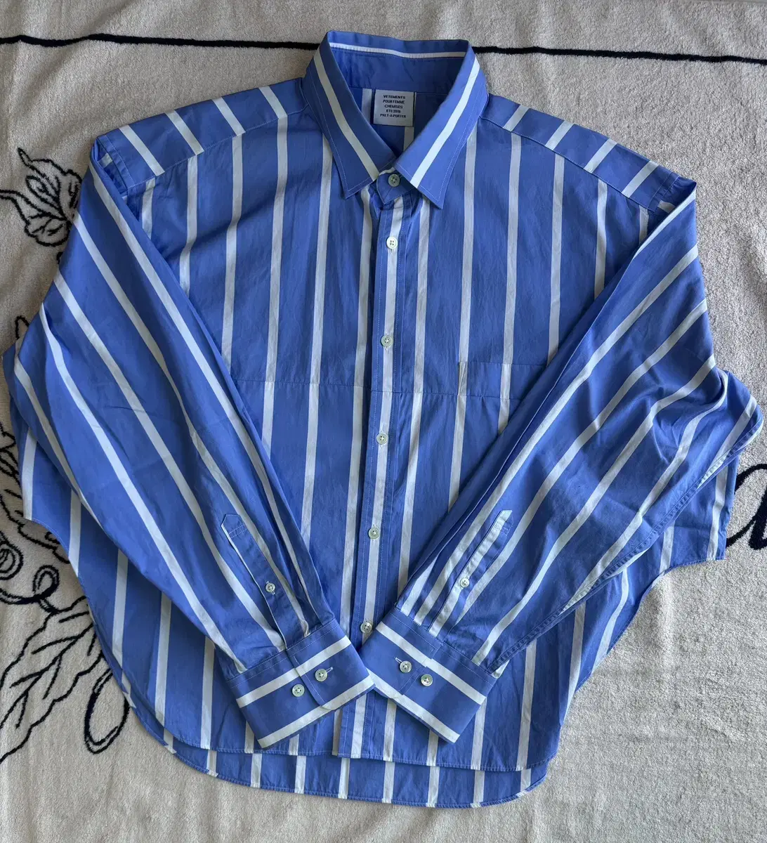 VETEMENTS VETEMENTS Balloon-fit oversized striped shirt VETEMENTS 2018