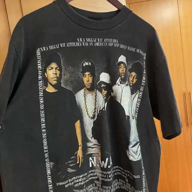 NWA bootleg 빈티지 티셔츠