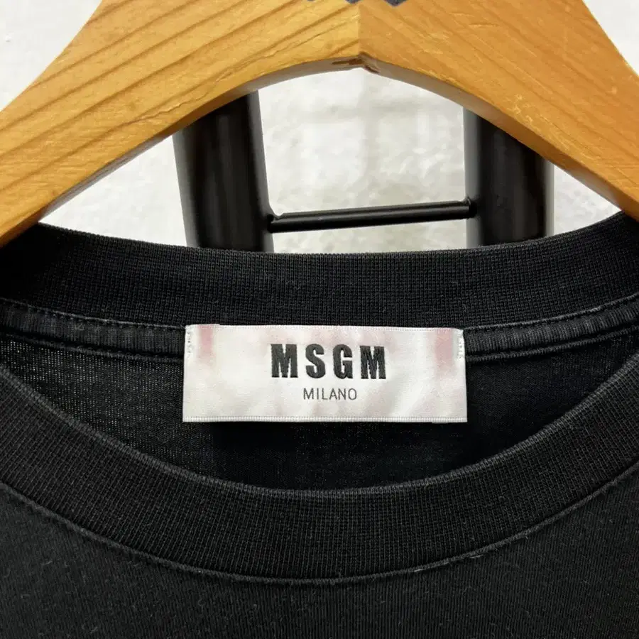 정품) MSGM 남성 오버핏 롱슬리브 S