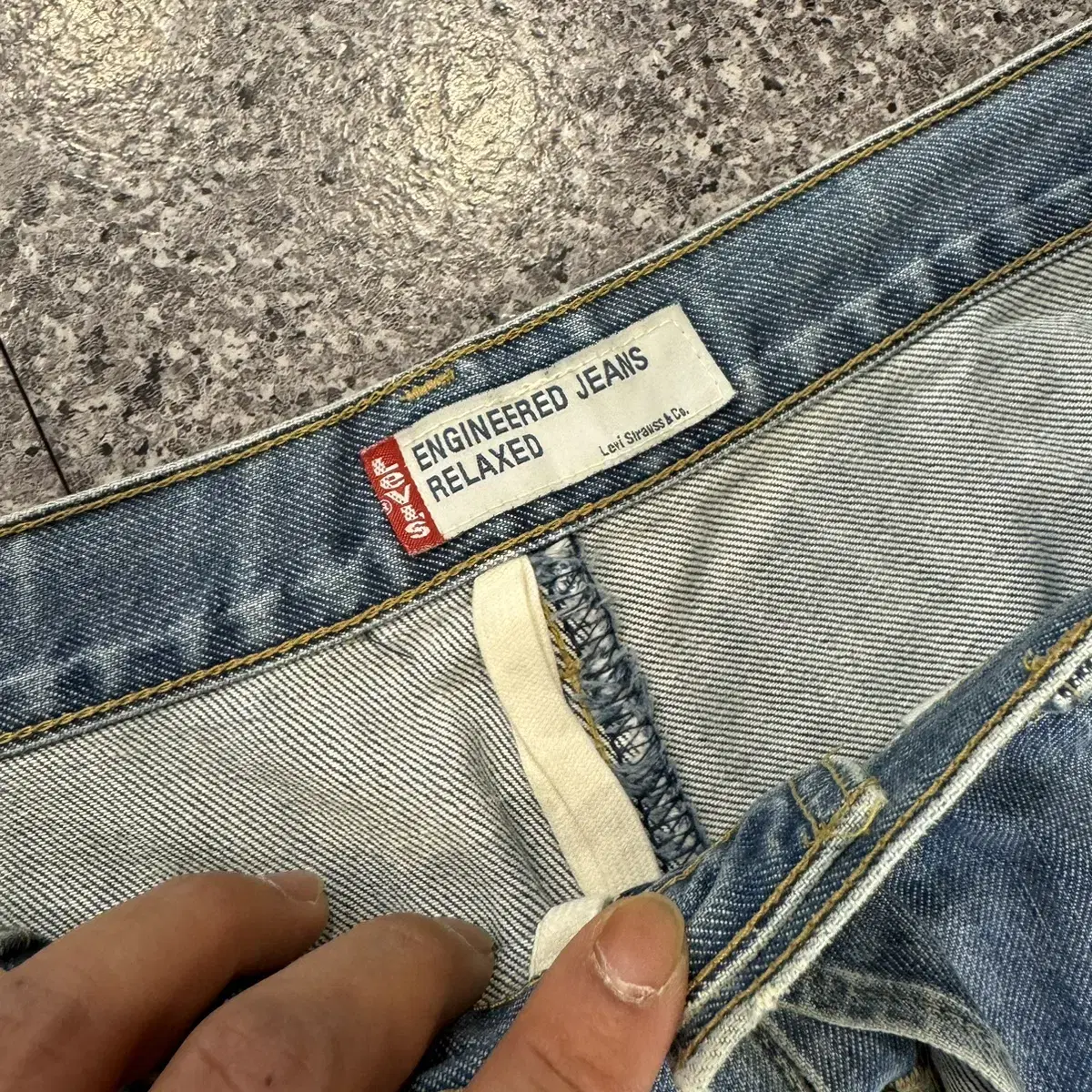 Levis 리바이스 엔지니어드 연청 바지