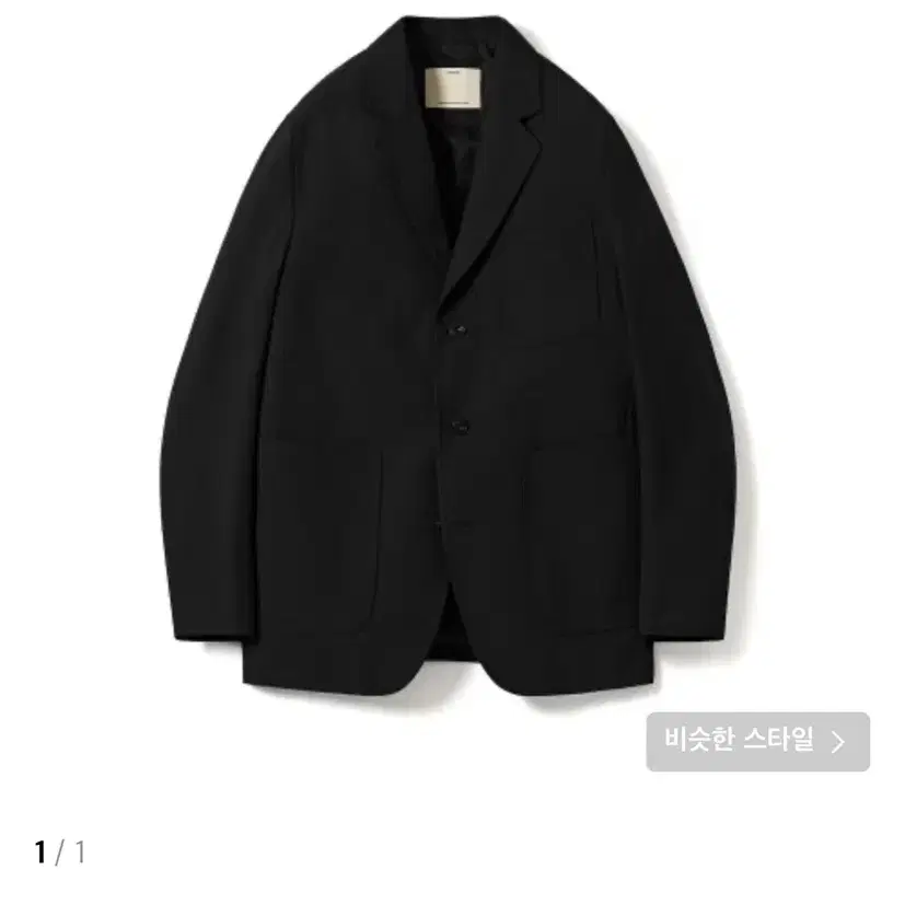 포터리 Wool Sports Jacket - Black