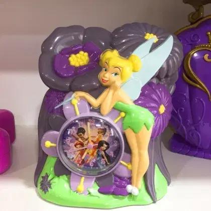 Disney Tinker Bell Alarm Clock and Piggy Bank